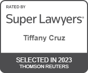 Tiffany Cruz Superlawyer badge